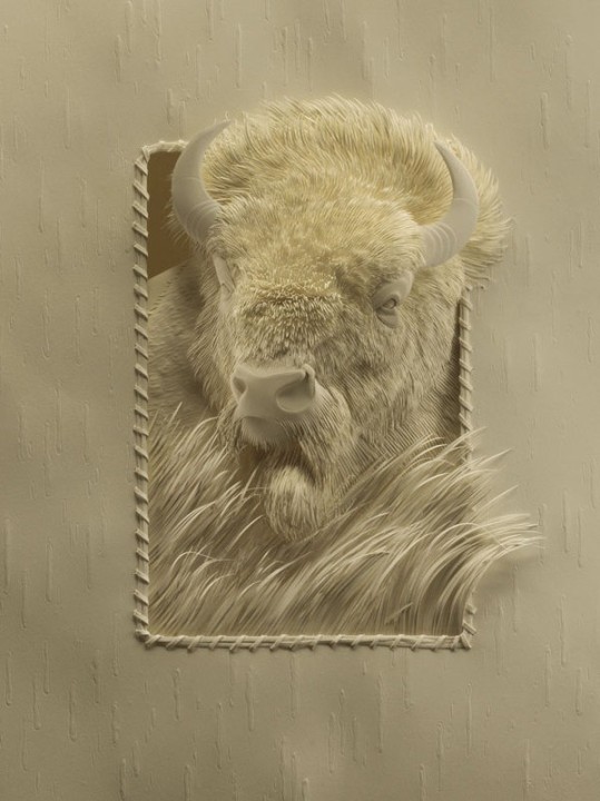 Bilder von Tieren aus Papier geschnitten 28