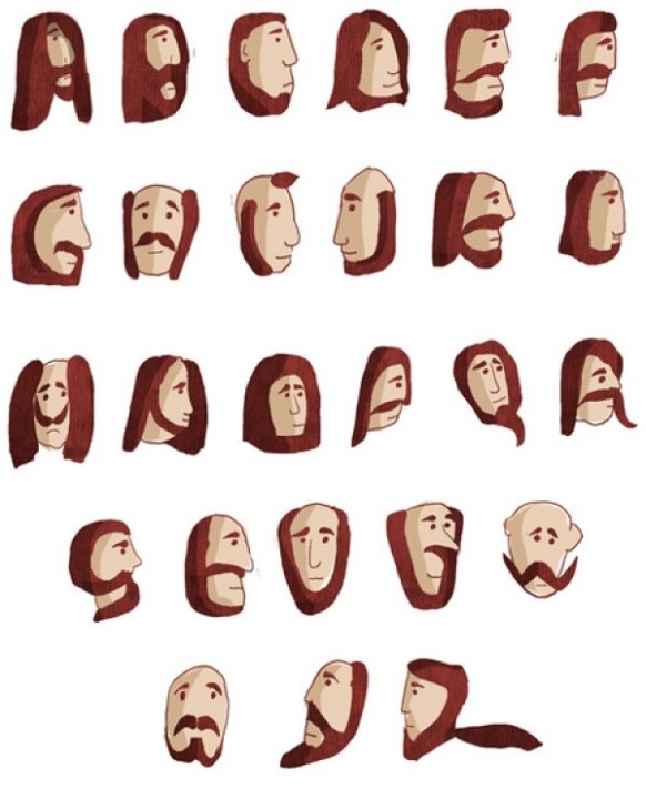 Bearded Alphabet