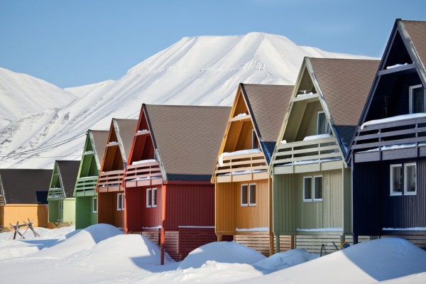 Longyearbyen, Spitzbergen, Norwegen