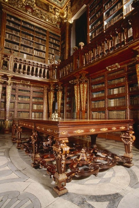 Bibliothek der Universitaet Coimbra Zhuanina in Portugal 1