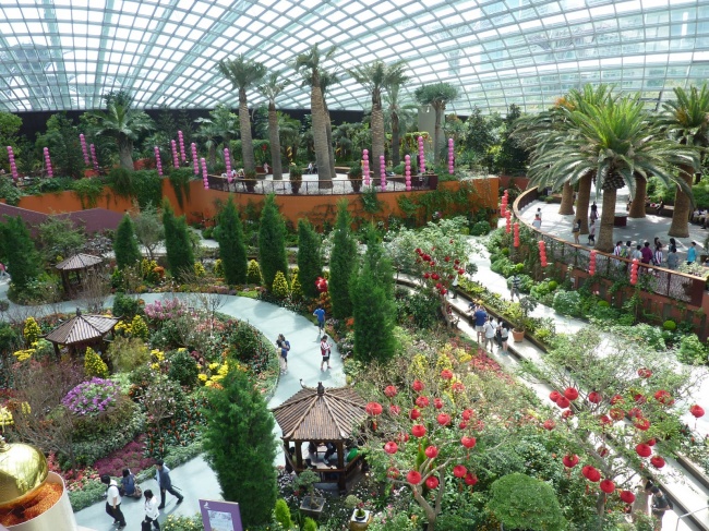 Botanische Bay Gärten von Singapur 10