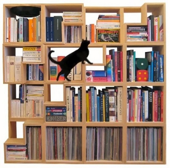 Fachbodenregale »Katzen-Bibliothek»