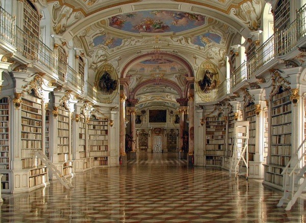 Stiftbibliothek Ad Mont, OEsterreich