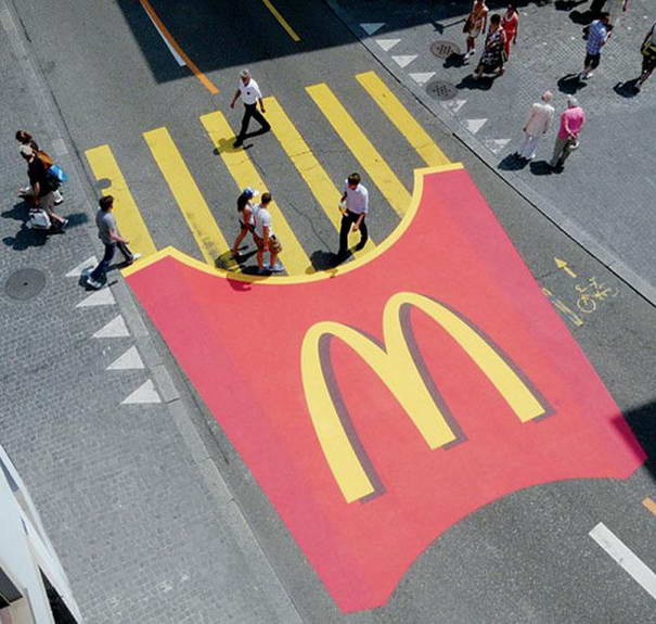 McDonalds Zebrastreifen