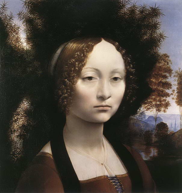 Porträt der Ginevra de Benci